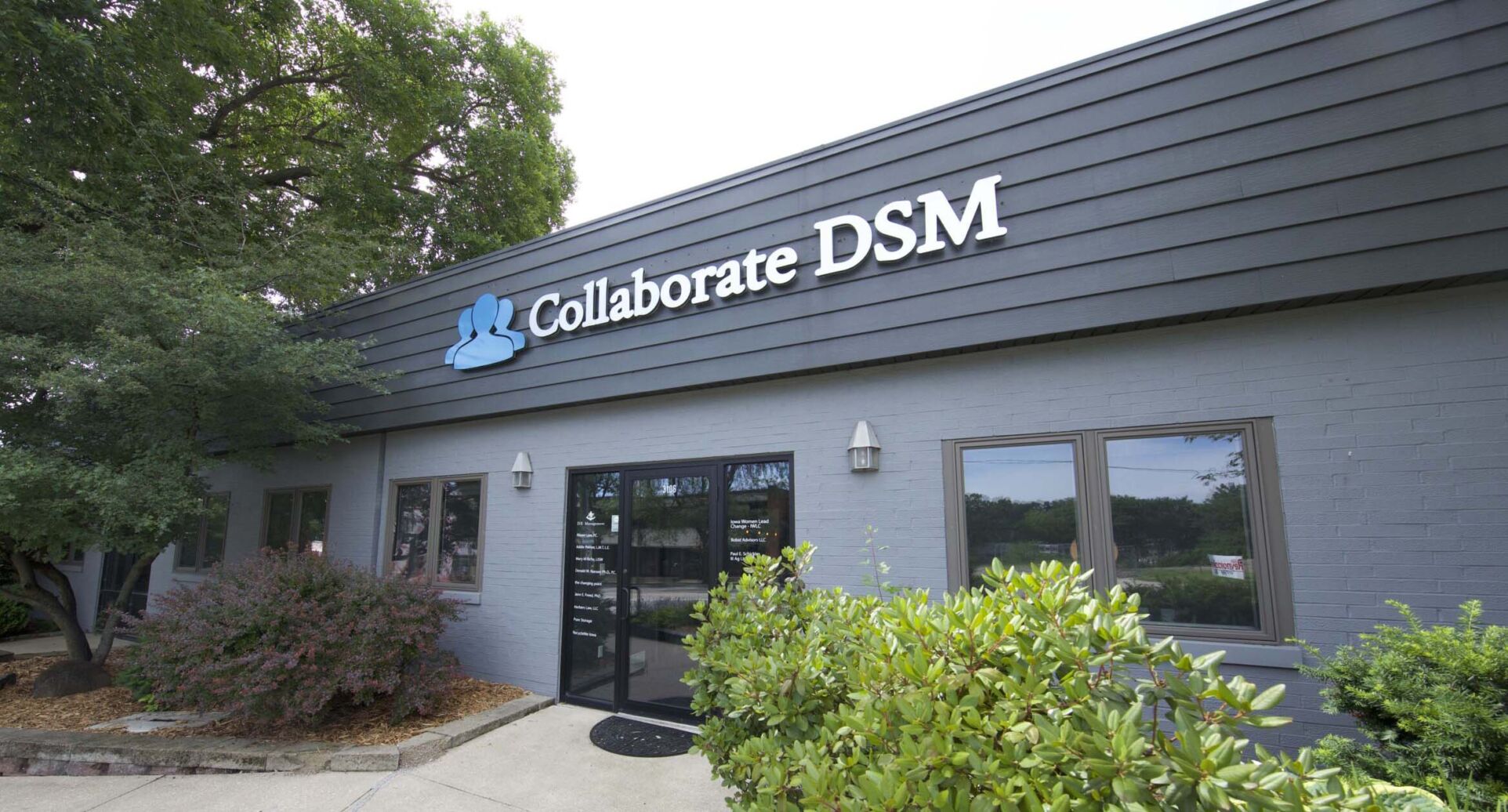 Collaborate DSM exterior on Ingersoll Avenue in Des Moines